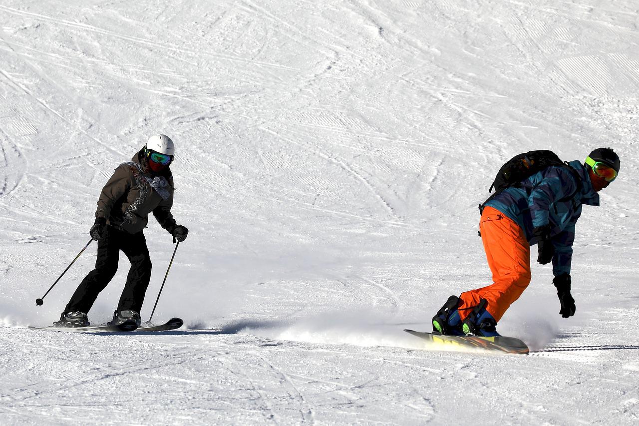ski snowboard